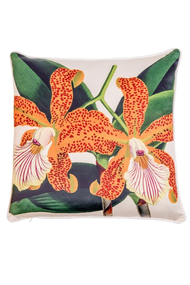 Jungla Cattleya Orchid Cushion Cover