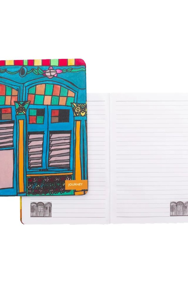 TOUCH Fabric Hardcover Notebook - Heritage Windows