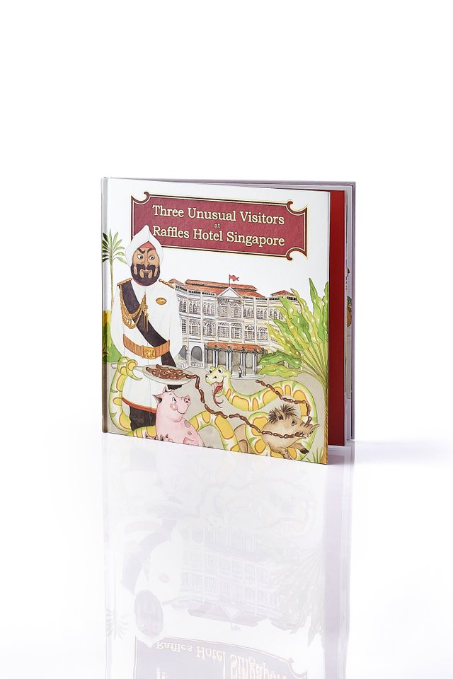 'Three Unusual Visitors at Raffles Hotel Singapore' Book