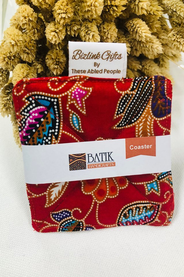 Bizlink Batik Coaster (2pc pack)