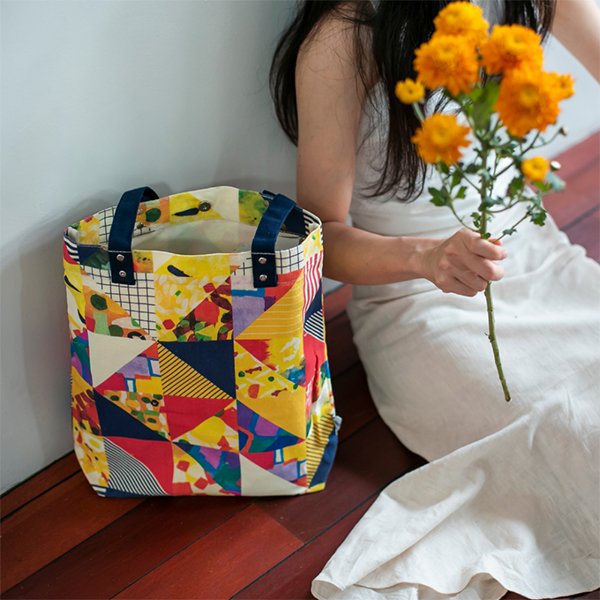 JOURNEY - Colours of Life Soft Canvas Tote Bag 