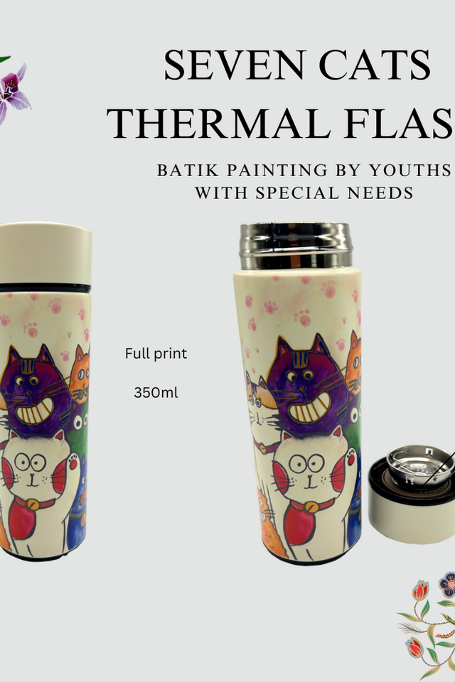 Metta - 7 Cats Thermal Flask