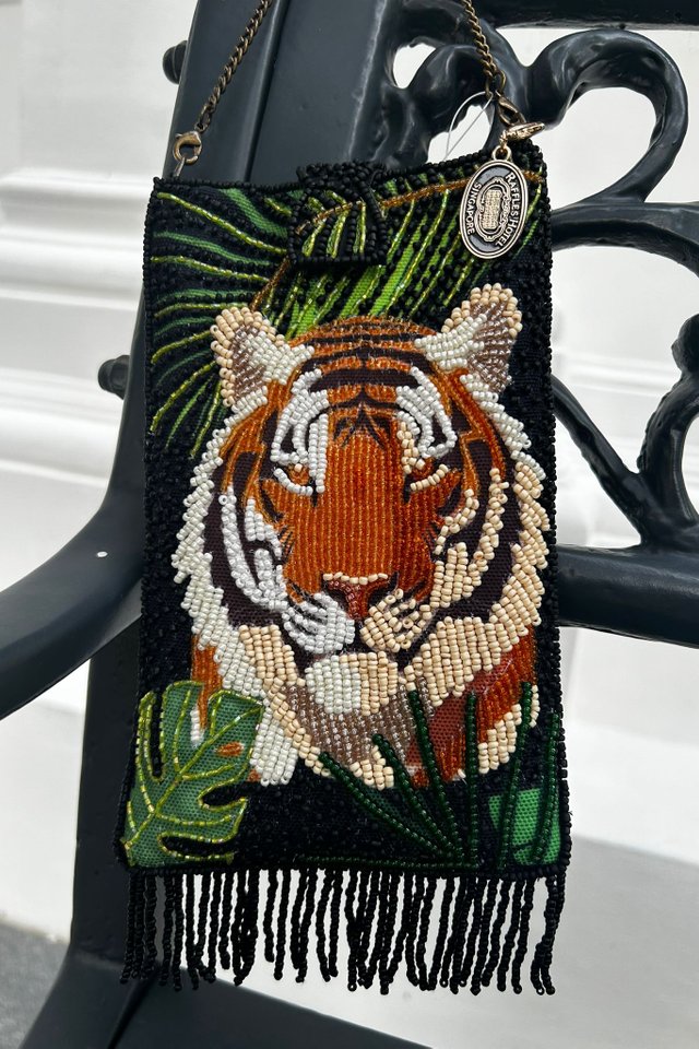 Jaipur Black TIger Phone Sling