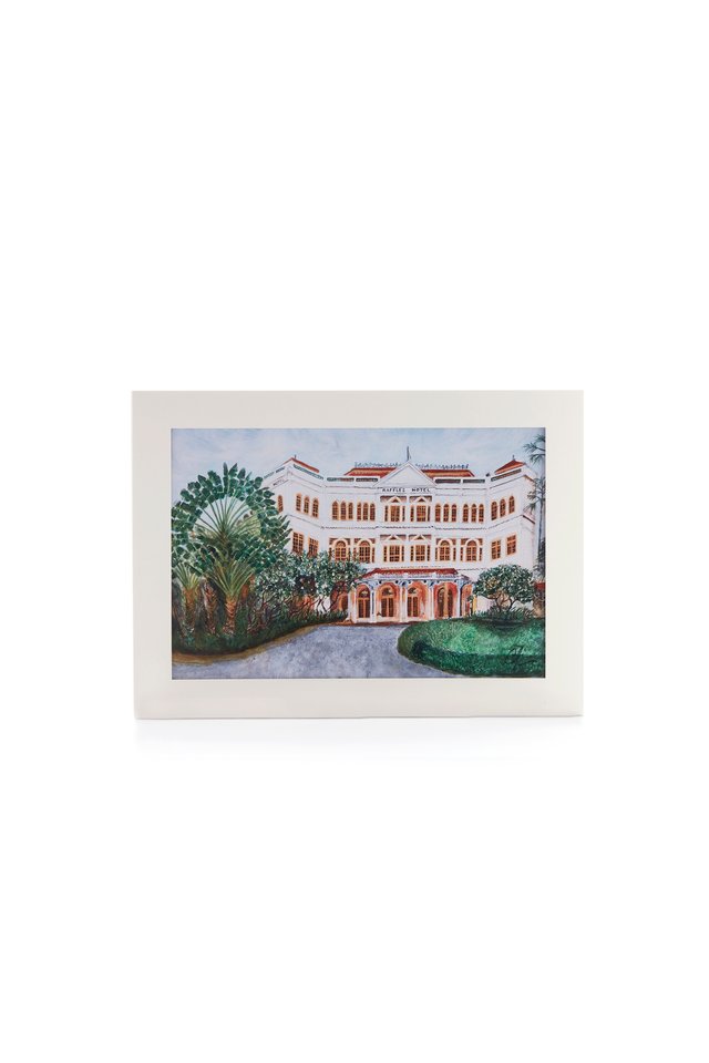 Raffles Painting - Facade
