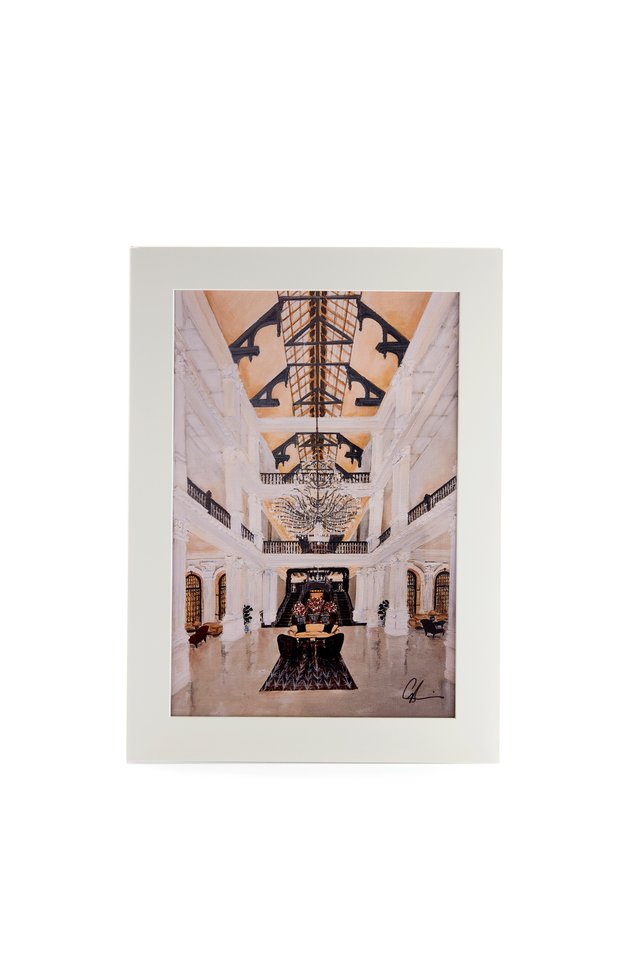 Raffles Paining - The Grand Lobby