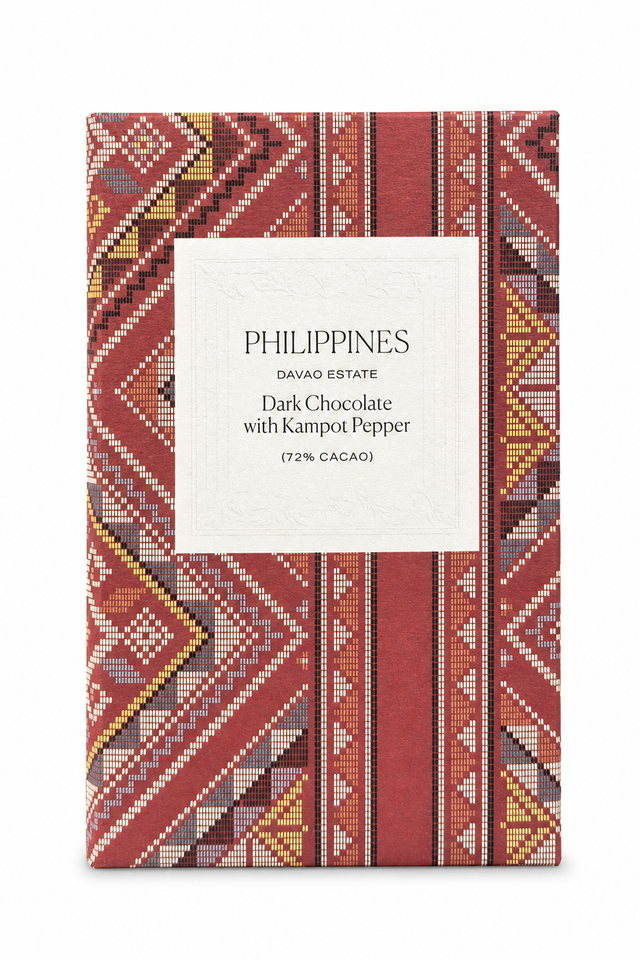 RHS 72% Dark Chocolate Bar with Kampot Pepper