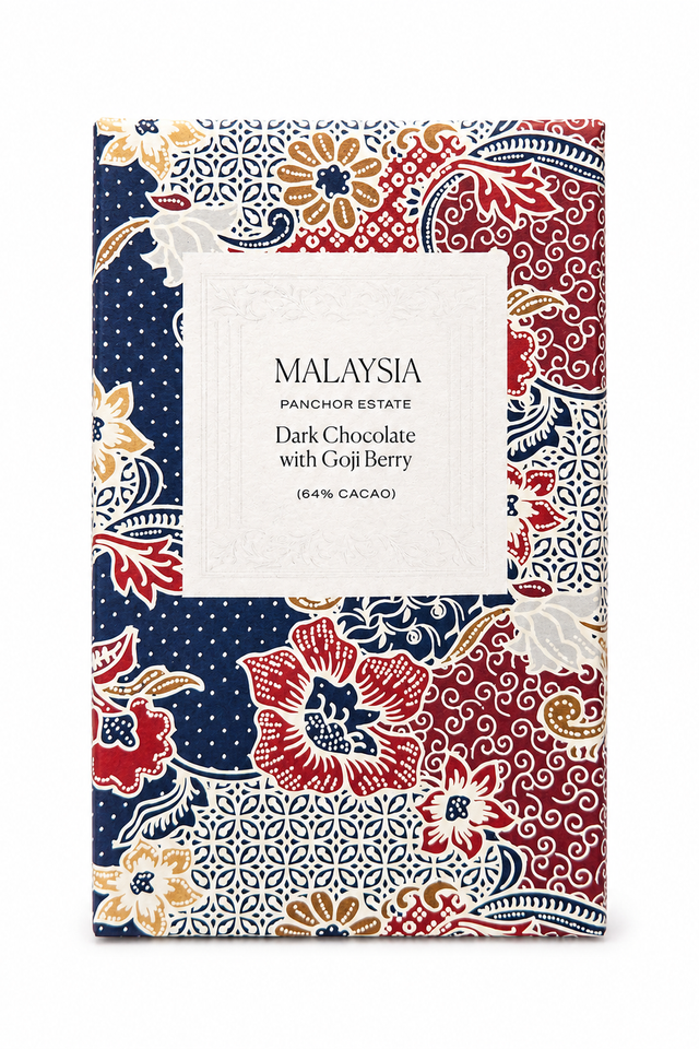 RHS 64% Dark Chocolate Bar with Goji Berry