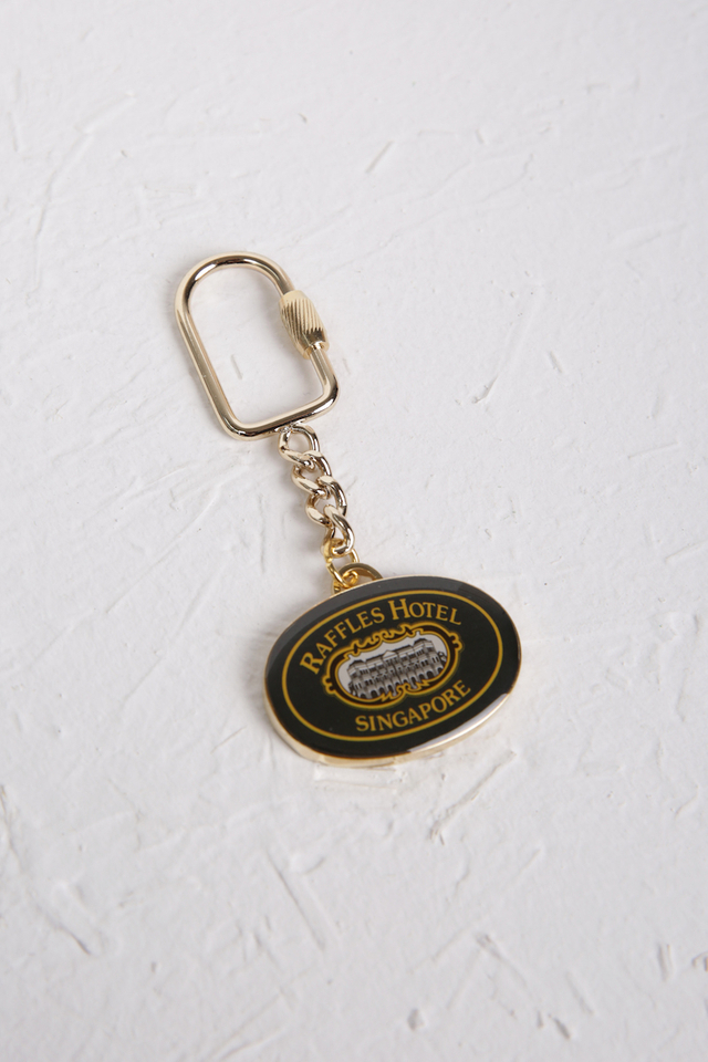 ラッフルズ エナメル製キーリング/	Raffles Heritage Logo Enamel Key Ring