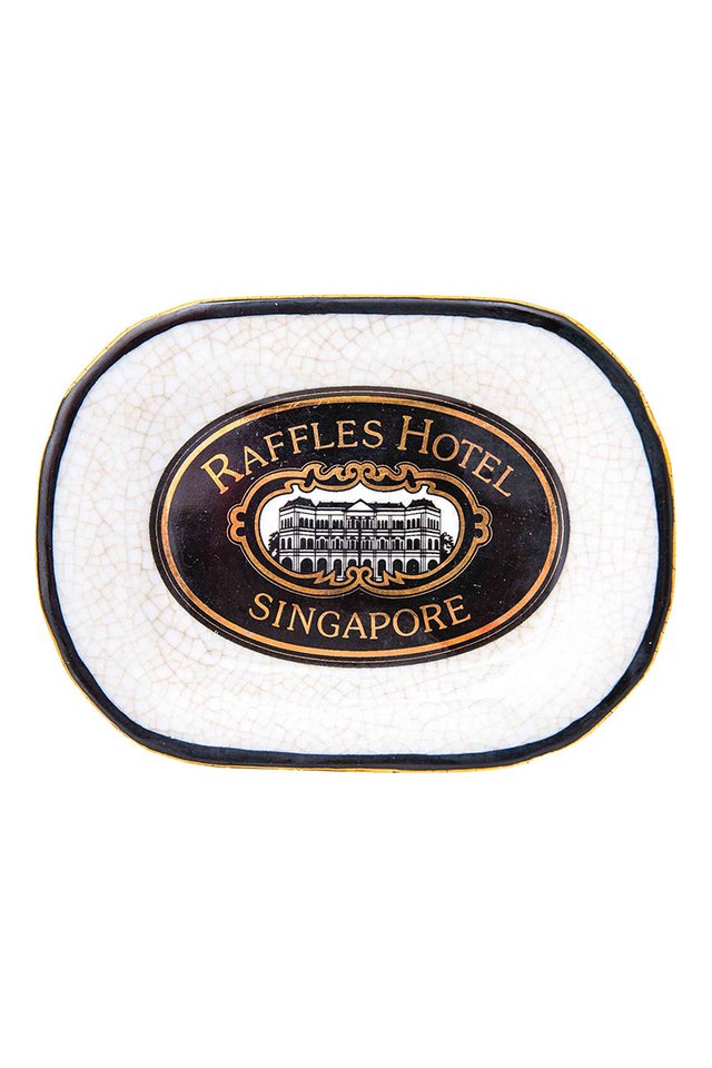 Artisanal Porcelain Dish with The Raffles Iconic Heritage Logo